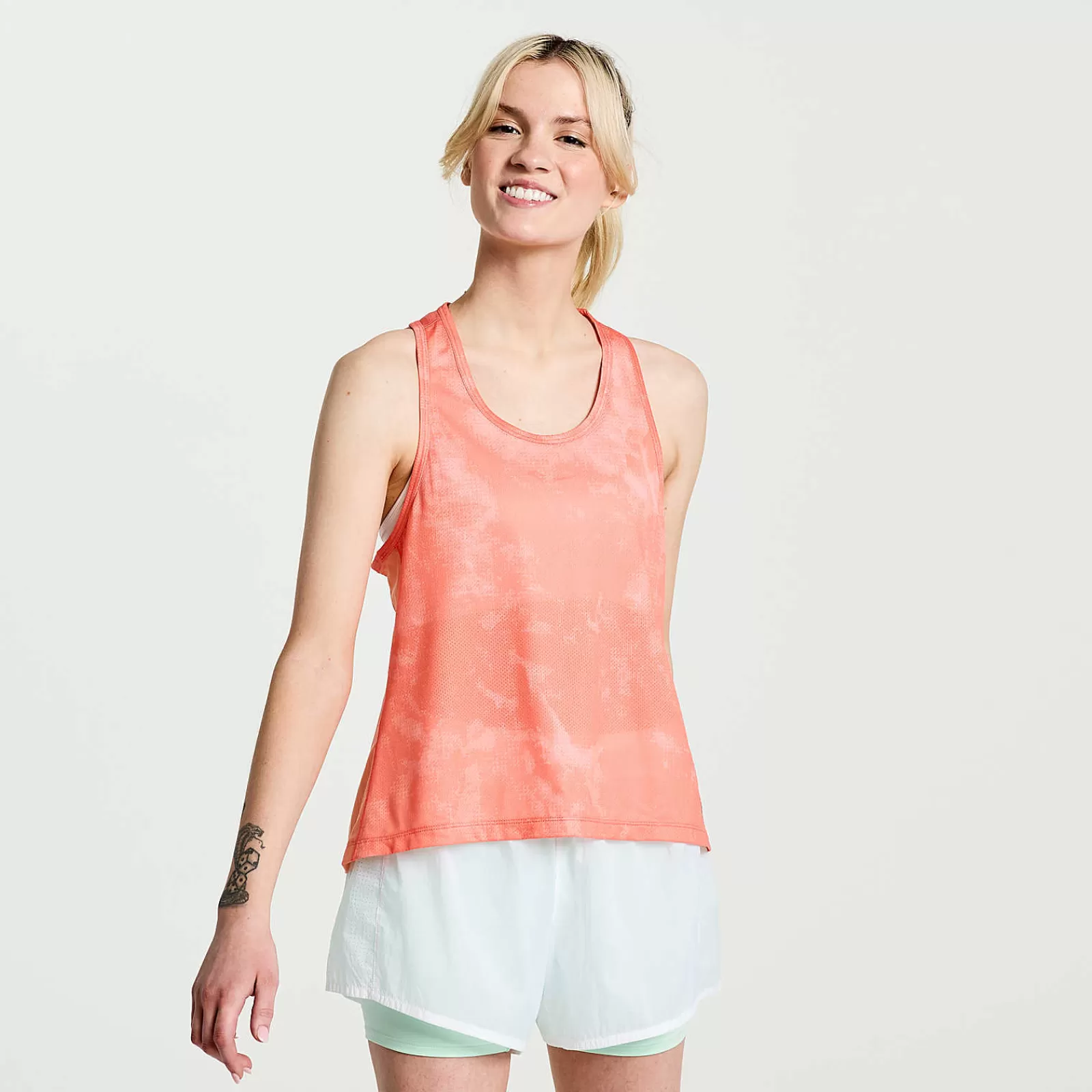 Vêtements | Vêtements | Saucony Femme Elevate Tank Top - Vêtements ZenithTie-DyePrint