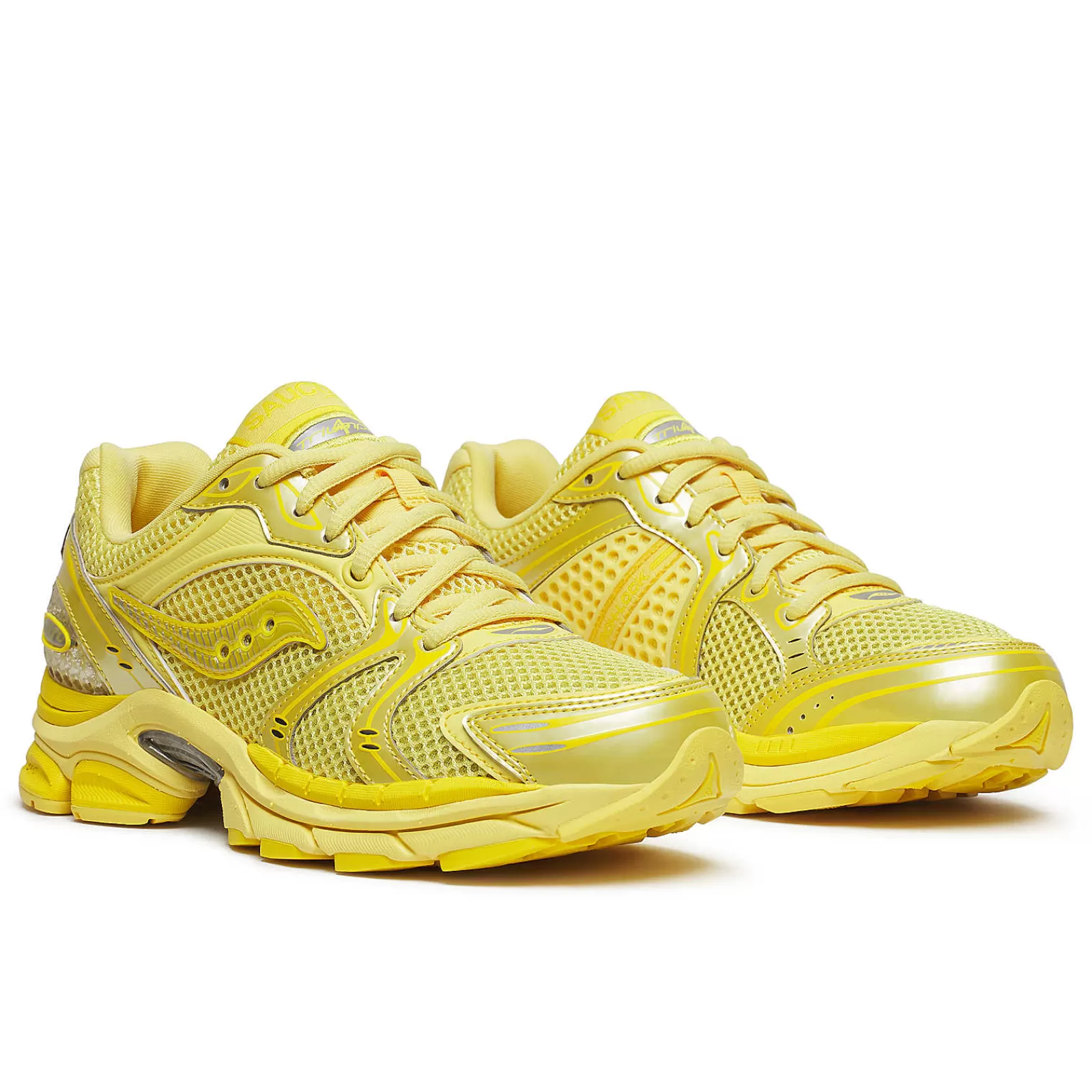 Lifestyle | Saucony Femme ProGrid Triumph 4 Chroma - Retro tech Goldfinch