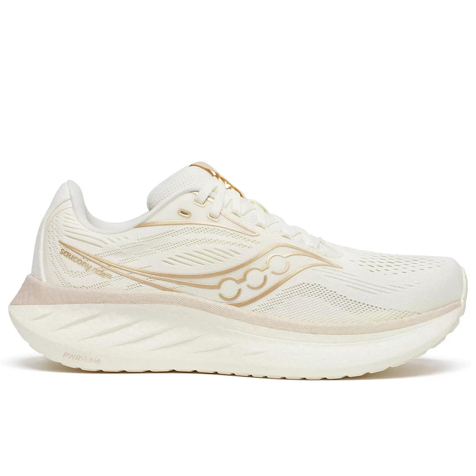 Course Sur Route | Gym | Saucony Femme Ride 18 Vanilla