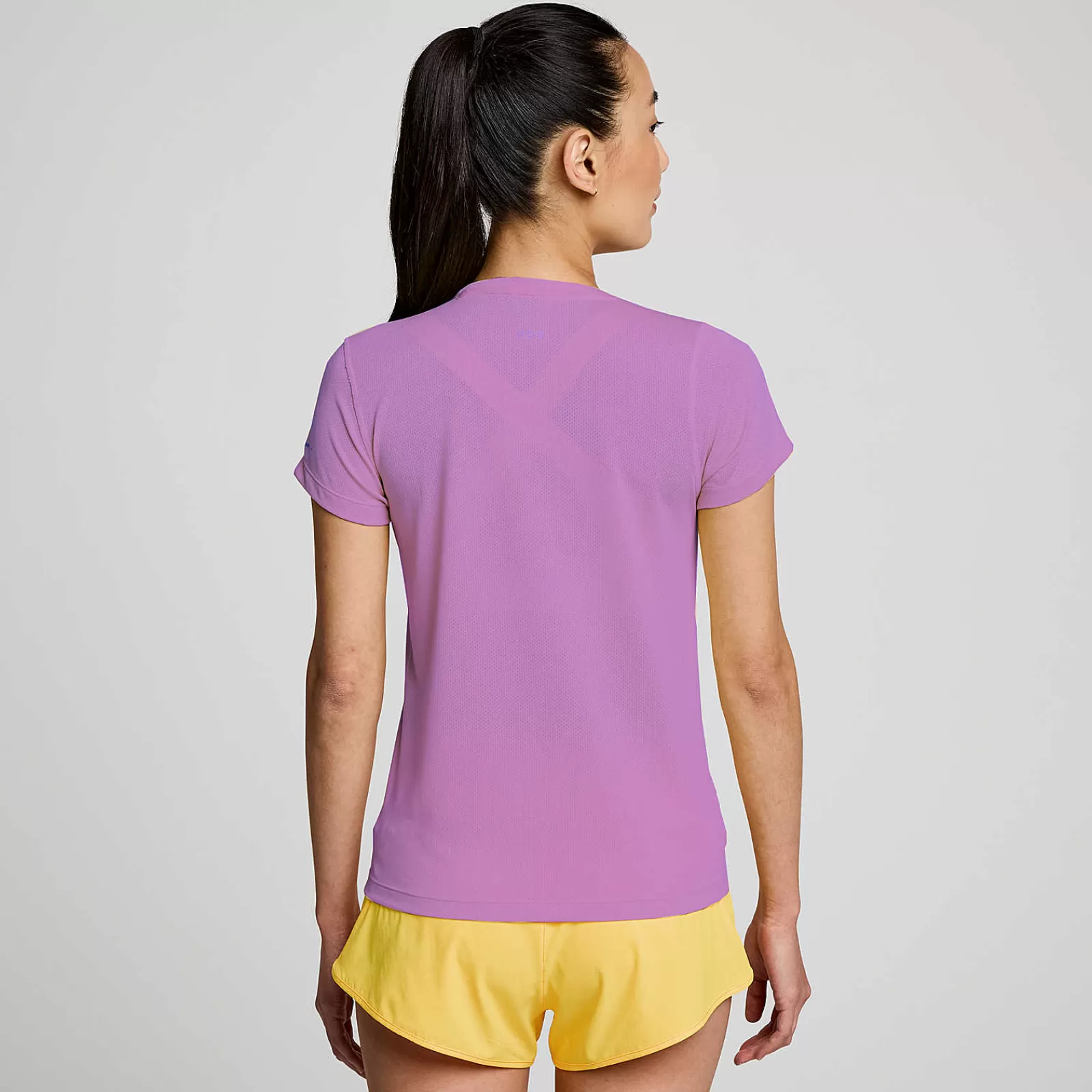 Vêtements | Vêtements | Saucony Femme Stopwatch Short Sleeve - Vêtements GrapeHeather